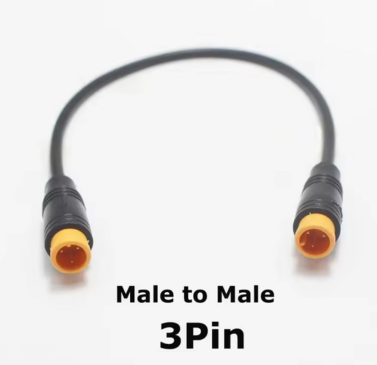 3-pin (male to female) cable - 5 pieces!